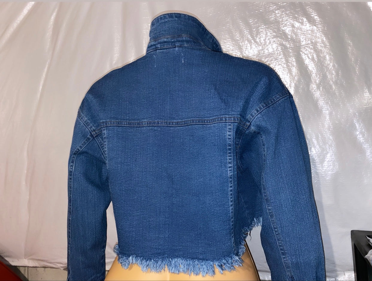 Bright Like A Diamond Denim Jacket