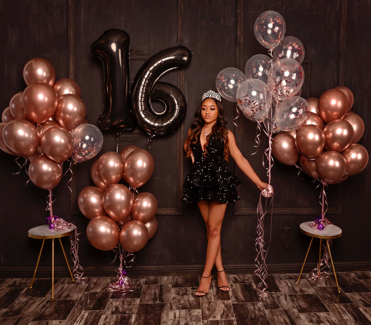 Sequin Halter Dress
