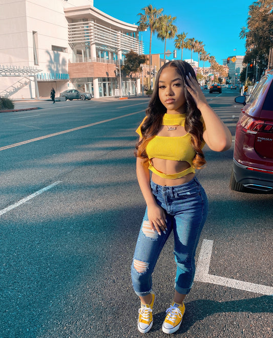 Peak-A-Boo Crop Top
